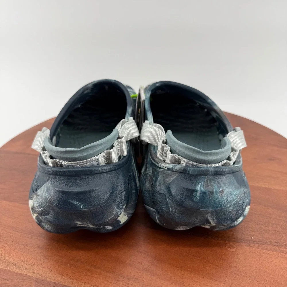 Crocs‎ Echo Marbled Clog Water Shoes Storm Multi Mens 8 Womens 10 New 208454-0LE